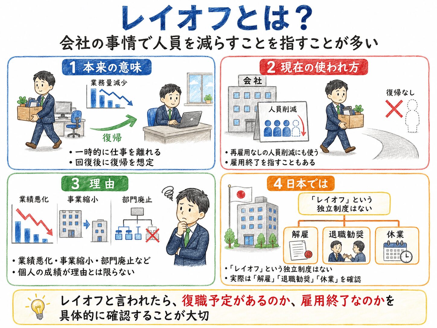 １章　レイオフとは？意味をわかりやすく解説
